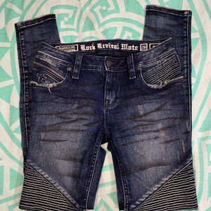 Rock Revival Moto Nelrose Size 26